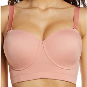 OMNIA Paratus Quartz Flexywire 5-Convertible Underwire Pink Bra Sz 40J